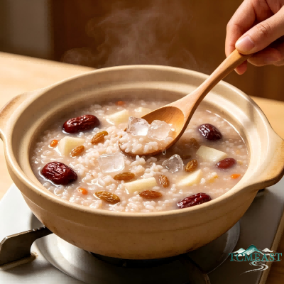 Citron and Buddha's Hand Porridge