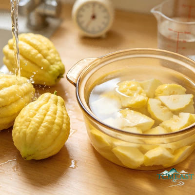 Citron and Buddha's Hand Porridge