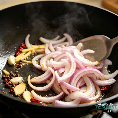 Stir-fried Lamb with Onion