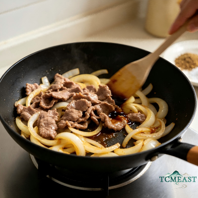 Stir-fried Lamb with Onion