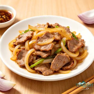 Stir-fried Lamb with Onion