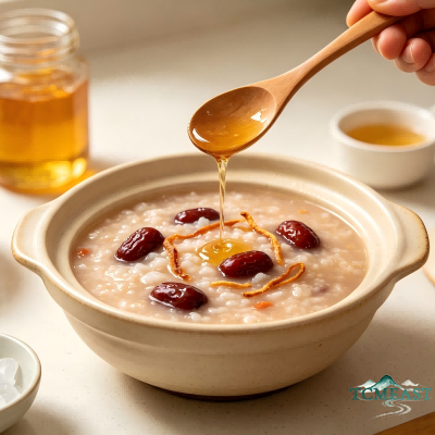 Tangerine Peel and Jujube Porridge