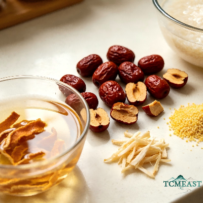 Tangerine Peel and Jujube Porridge