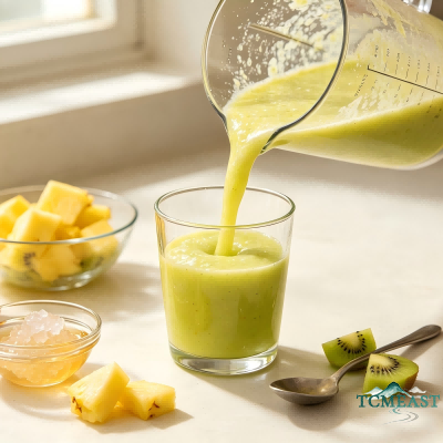 Pineapple and Kiwi Juice