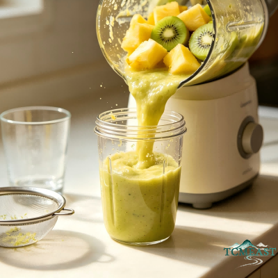 Pineapple and Kiwi Juice