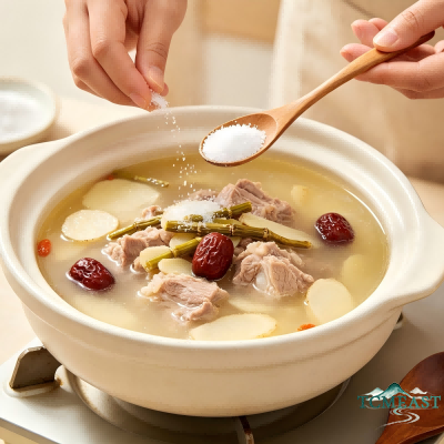 White Peony Root and Dendrobium Soup