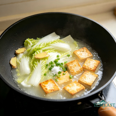 Cabbage and Tofu Soup