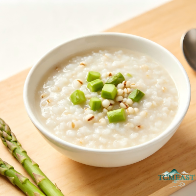 Asparagus and Coix Seed Porridge