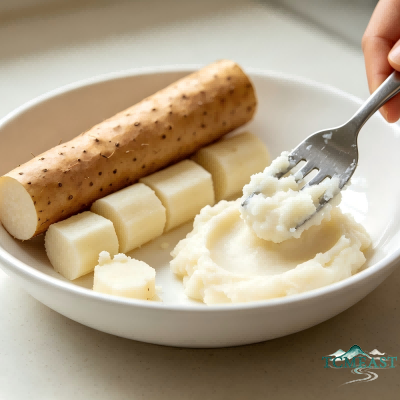 Chinese Yam and Lotus Root Starch Paste