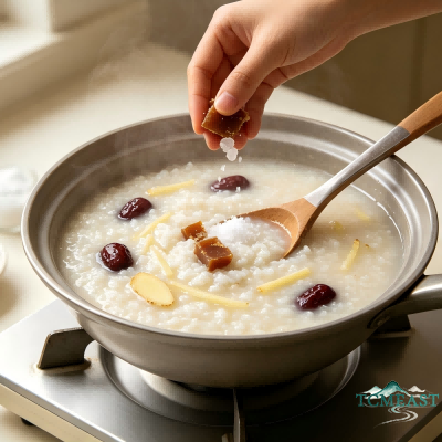 Ginger and Jujube Porridge