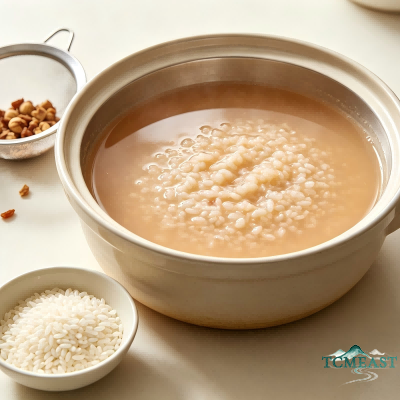 Hazelnut and Rice Porridge
