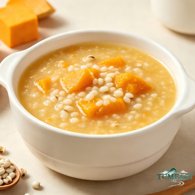 Pumpkin and Coix Seed Porridge
