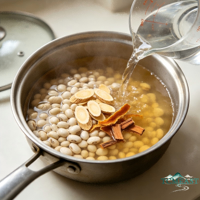 Astragalus, Hyacinth Bean & Tangerine Peel Tea