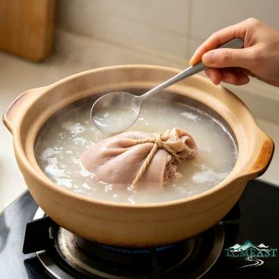 Astragalus and Pig Tripe Soup