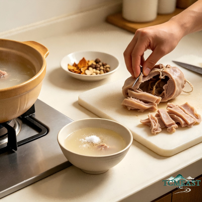 Astragalus and Pig Tripe Soup