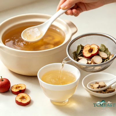 Hawthorn, Lotus Leaf & Alisma Soup