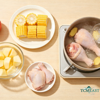 Apple and Corn Soup