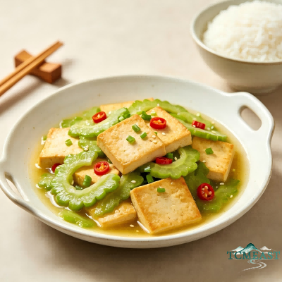 Bitter Melon Braised with Tofu