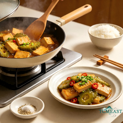 Bitter Melon Braised with Tofu