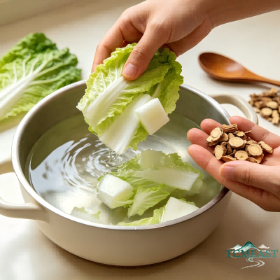 Bupleurum and Cabbage Soup