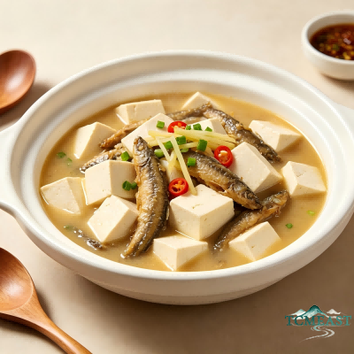 Loach Stewed with Tofu