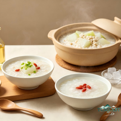 Winter Melon and Coix Seed Porridge