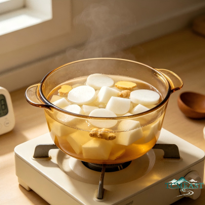 White Radish and Ginger Drink
