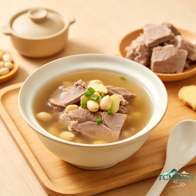 Northern Apricot Kernel and Pig Lung Soup