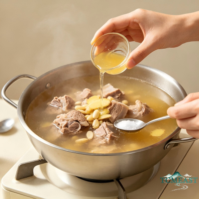 Northern Apricot Kernel and Pig Lung Soup