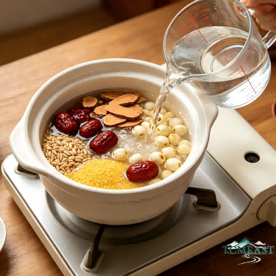 Gan Mai Da Zao Porridge originates