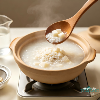 Yam and Pinellia Porridge,