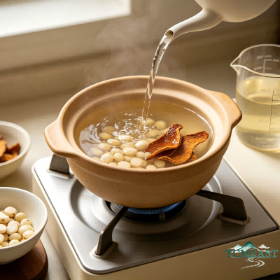 Yam and Pinellia Porridge,