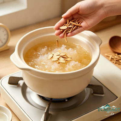 Snow Fungus and Taizishen Tea
