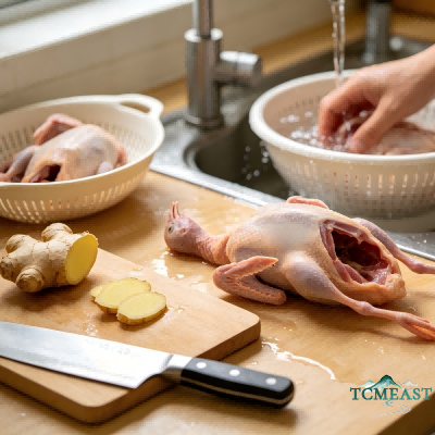 Steamed Quail with Coriander