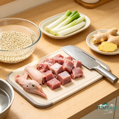 Coix Seed and Duck Stew