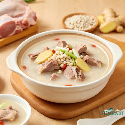 Coix Seed and Duck Stew