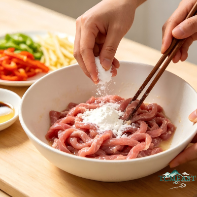 Stir-fried Beef Shreds with Bell Peppers