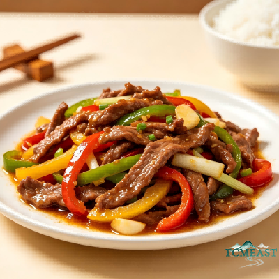 Stir-fried Beef Shreds with Bell Peppers