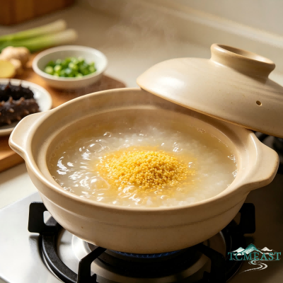 Sea Cucumber and Millet Porridge