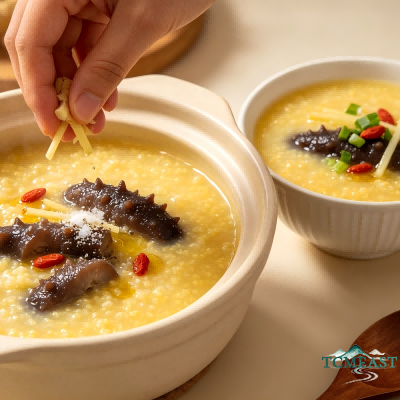 Sea Cucumber and Millet Porridge