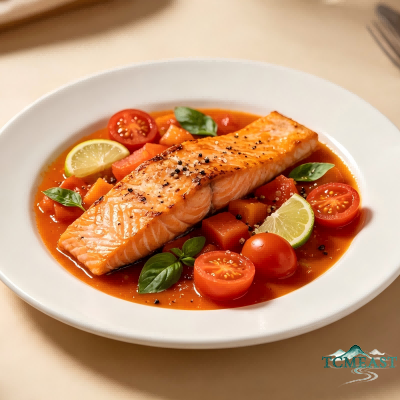 Salmon with Tomato