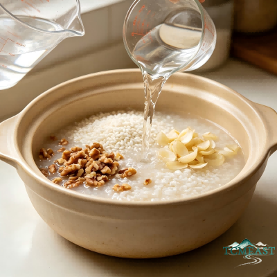 Walnut and Lily Porridge