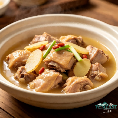 Gastrodia Braised Chicken