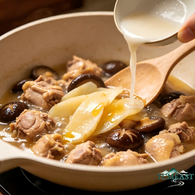 Gastrodia Braised Chicken
