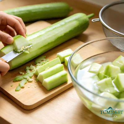 Stir-fried Loofah with Garlic
