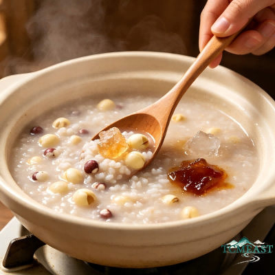 Lotus Seed and Gorgon Fruit Porridge