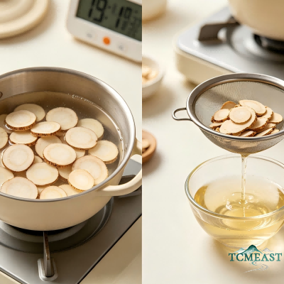 White Peony and Peach Kernel Porridge