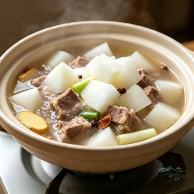 Lamb and Radish Stew