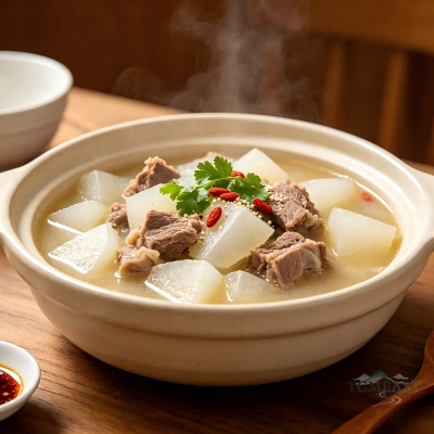 Lamb and Radish Stew