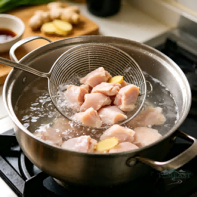 Chinese Yam Stew with Skinless Chicken Breast